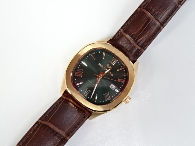 4M284SZ◎MARIO VALENTINO マリオバレンチノ M017 腕時計 稼働品◎中古の画像1
