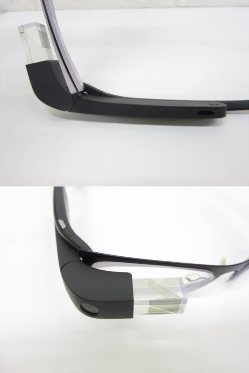 4D483◎Google glass グーグルグラス スマートグラス 眼鏡型ウエアラブル端末 通電確認済み 現状品◎中古の画像7
