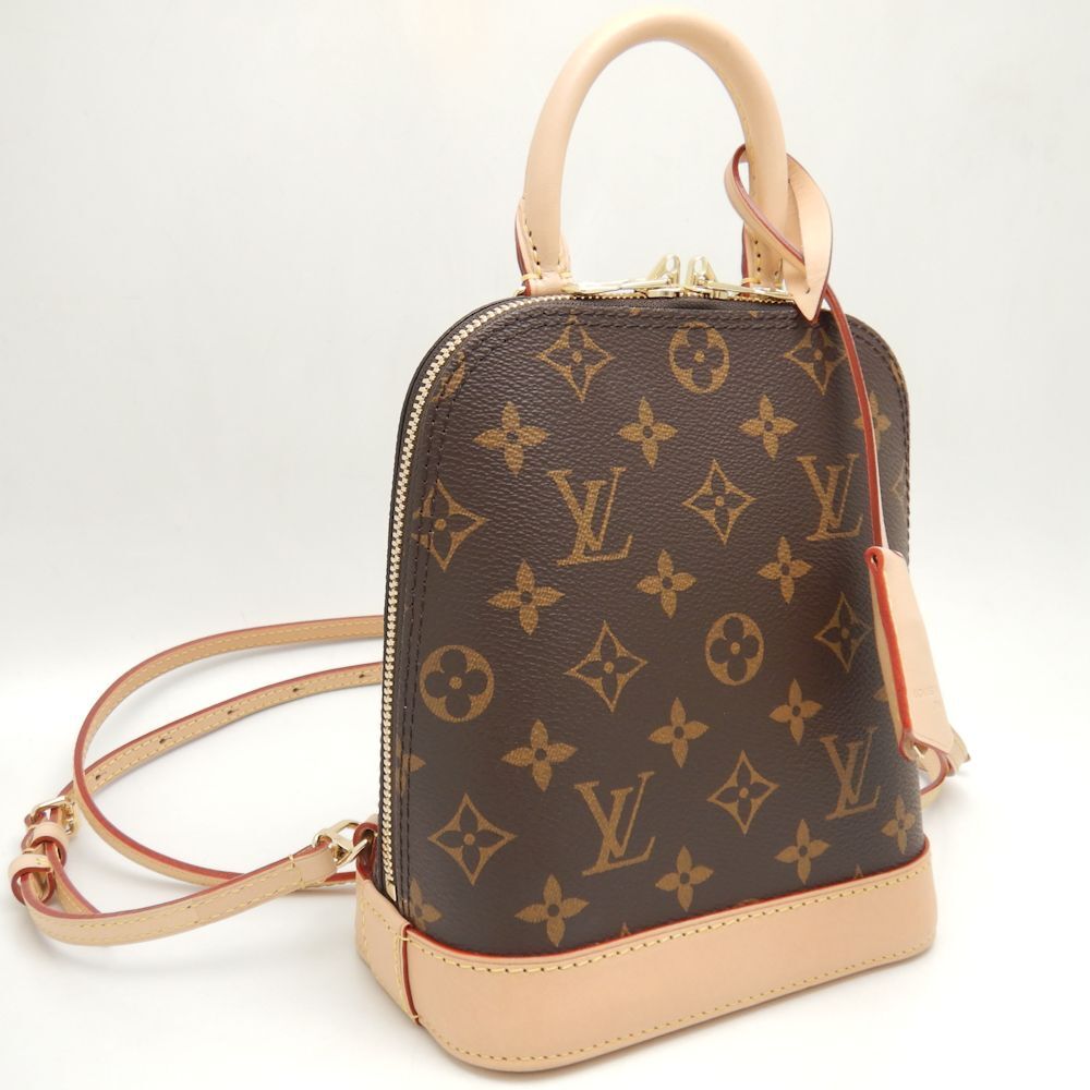 LOUIS VUITTON ルイヴィトン モノグラム アルマ バックパック M47132 リュック・バックパック 2024年春夏 ブラウン/251678【中古】_画像2