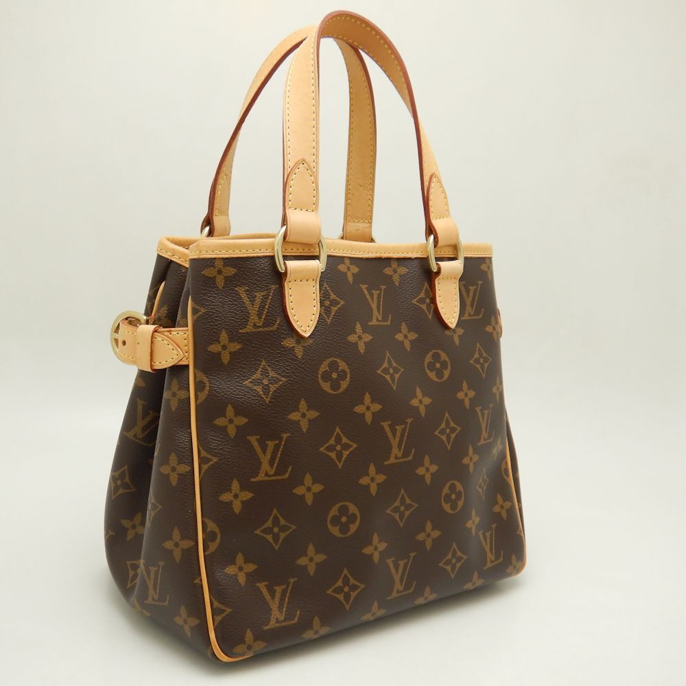 LOUIS VUITTON ルイヴィトン モノグラム バティニョール M51156 ハンドバッグ ブラウン/251674【中古】_画像2