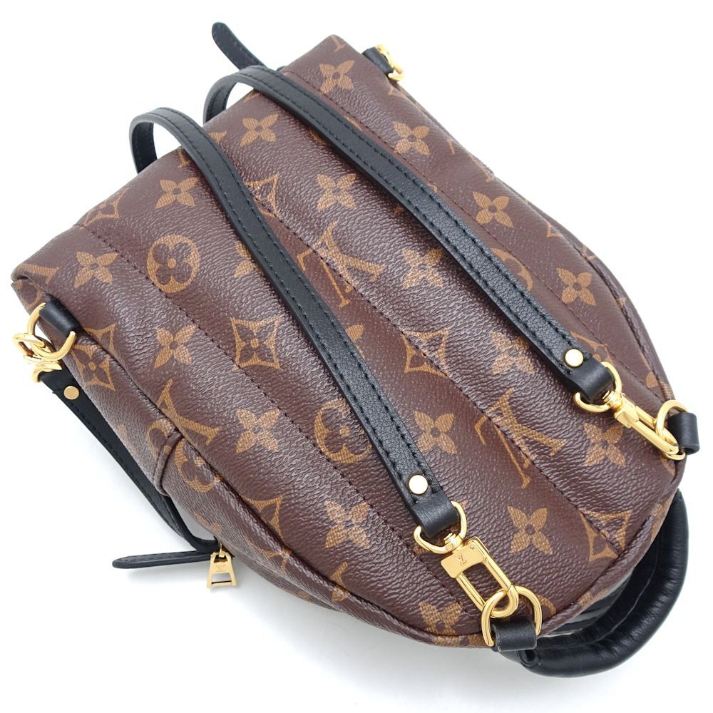 LOUIS VUITTON ルイヴィトン モノグラム パームスプリングスバックパックミニ M44873 リュック・バックパック ブラウン/351162【中古】_画像3