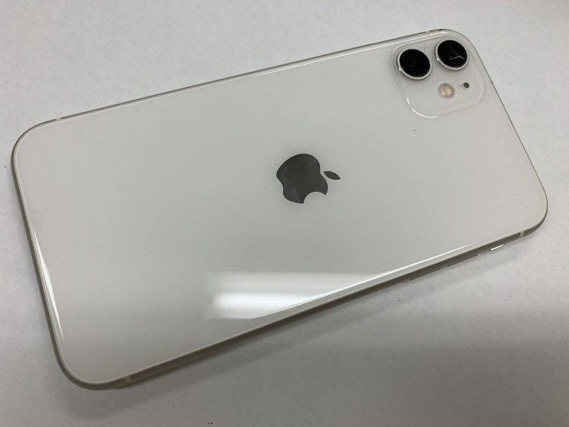 JJ350 SIMフリー iPhone11 ホワイト 128GB ジャンク ロックOFFの画像2