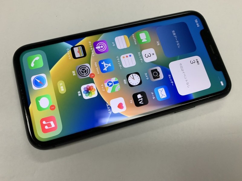 JJ641 SIMフリー iPhone11 ブラック 128GB ジャンク ロックOFFの画像1