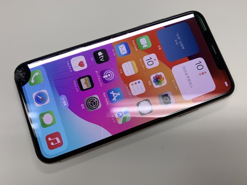 JK457 SIMフリー iPhone11ProMax ゴールド 64GB ジャンク ロックOFF