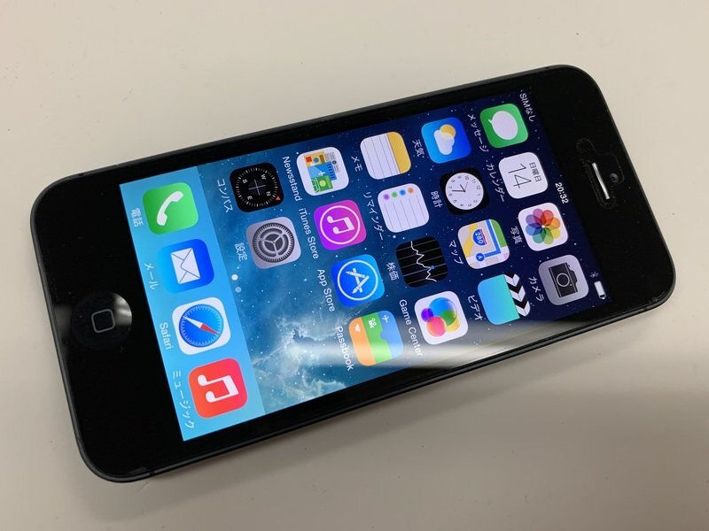 JK822 SoftBank iPhone5 ブラック 32GB 判定○_画像1