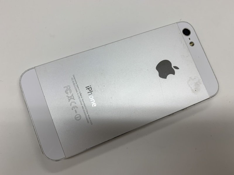 JL002 SoftBank iPhone5 ホワイト 16GB 判定○_画像2
