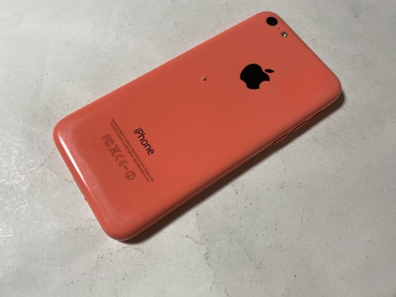 IH182 au iPhone5c 16GB ピンク ジャンク ロックOFF_画像2