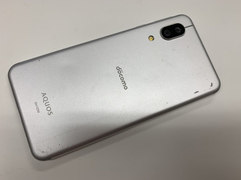 JL675 SIMフリー AQUOS sense3 SH-02M ジャンクの画像2