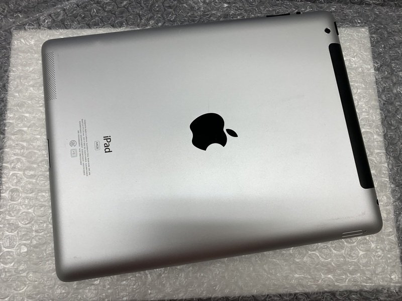 JL764 SoftBank iPad 第2世代 Wi-Fi+Cellular A1396 ホワイト 64GB 判定○ ジャンク ロックOFF_画像2