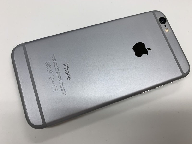 JL831 docomo iPhone6 スペースグレイ 64GB 判定○ ジャンク ロックOFFの画像2