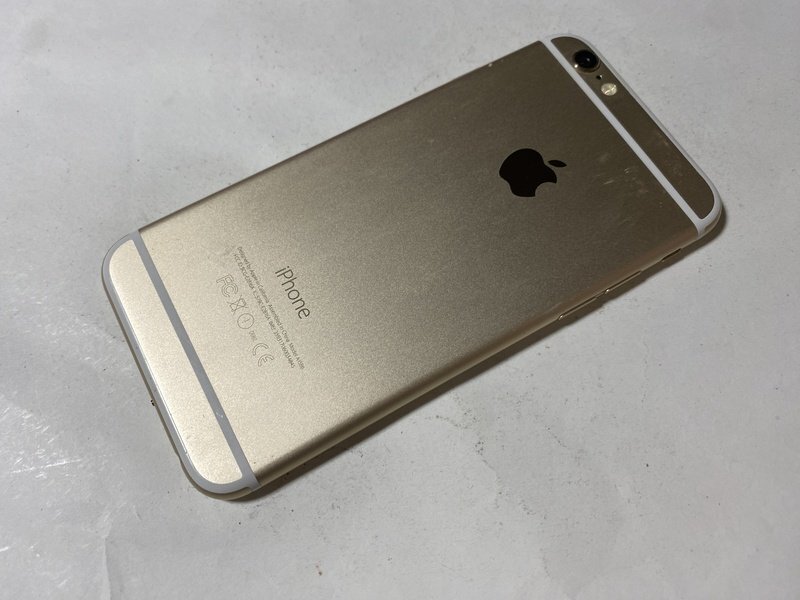 IH293 au iPhone6 16GB ゴールド ジャンク ロックOFFの画像2