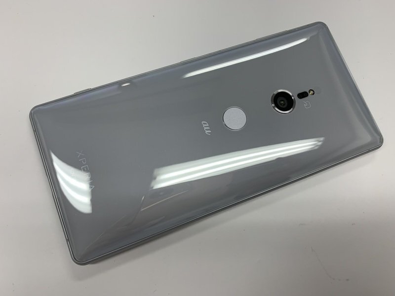 JM047 SIMフリー Xperia XZ2 SOV37 Liquid Silverの画像2