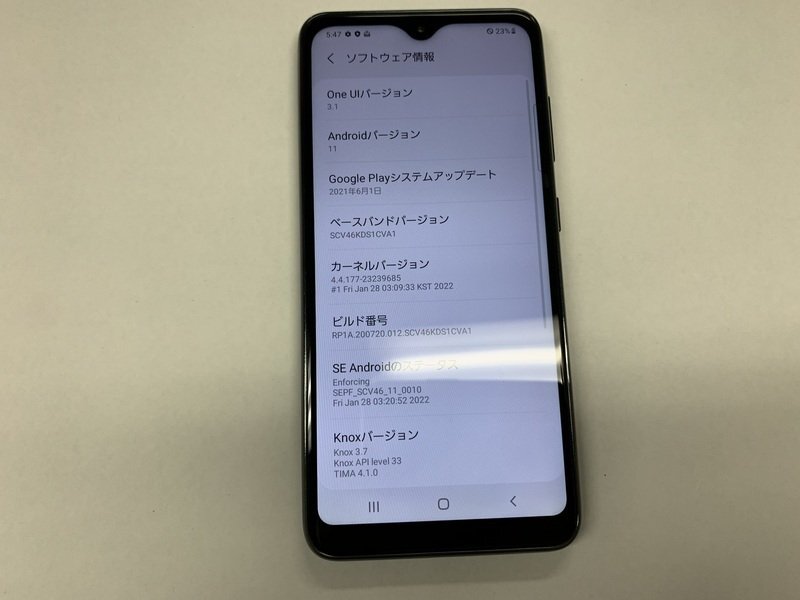 JM126 SIMフリー Galaxy A20 SCV46の画像3