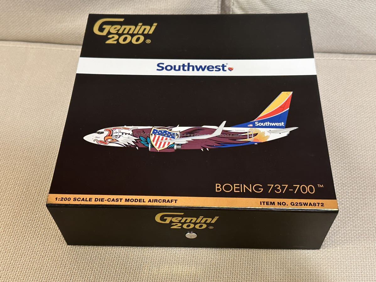 1/200 Gemini Southwest B737-700 Illinois One ジェミニ サウスウェストの画像1