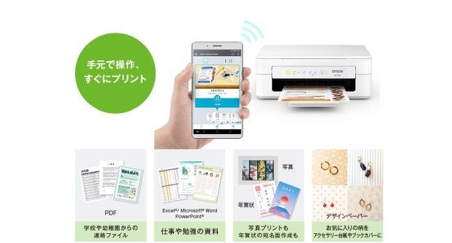 プリンター本体 エプソン EPSON コピー機 印刷機 複合機 スキャナー  新品 未使用 年賀状 インクジェット N