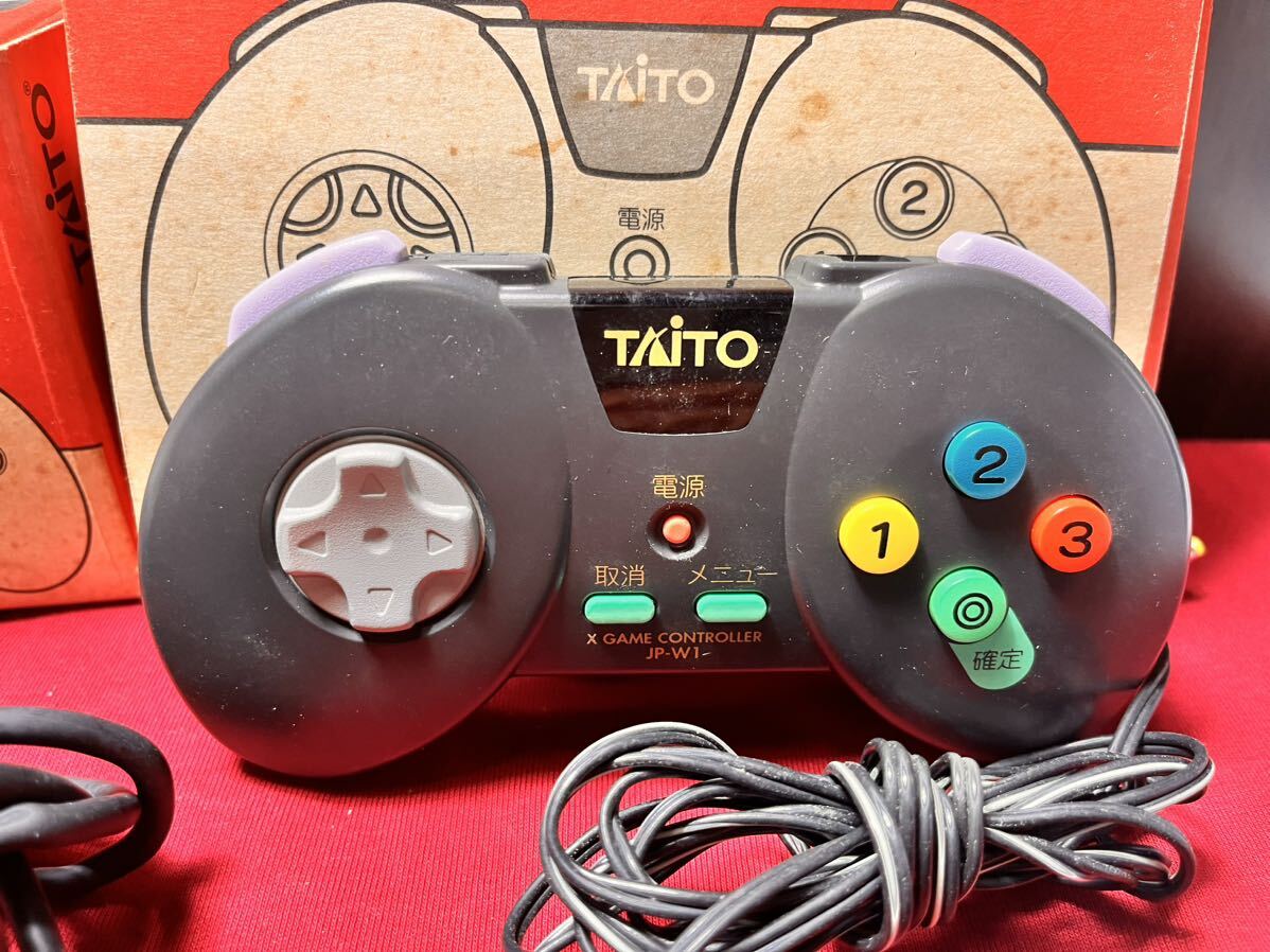 TAITO X-ゲームプロ コントローラー JP-W1 JP-E2 セット 動作未確認 