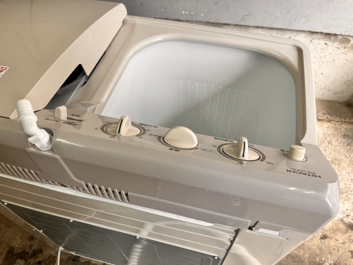 日立二層式洗濯機 PS-H45L形 4.5kg 2021年製 動作確認済 現状品_画像8