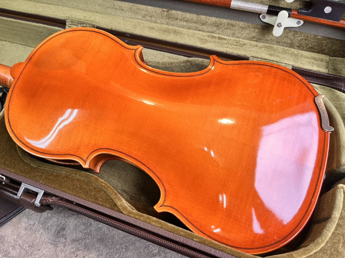 ドイツ製 Franz Sandner 1992年製 フランツ サンドラー バイオリン 弓付 ケース付 現状品の画像6