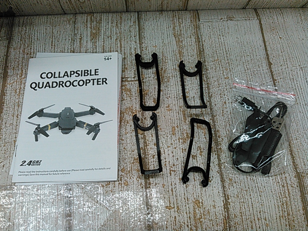 He997-102♪【60】動作未確認 DRONE×PRO COLLAPSIBLE QUADROCOPTERの画像7