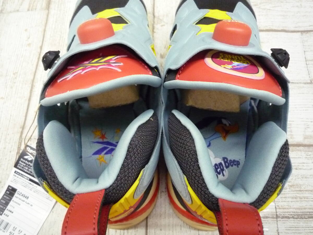 Ua9021-192♪【80】未使用品 Reebok × LOONEY TUNES INSTAPUMP FURY 95 US9.5 27.5㎝ GZ4948の画像4