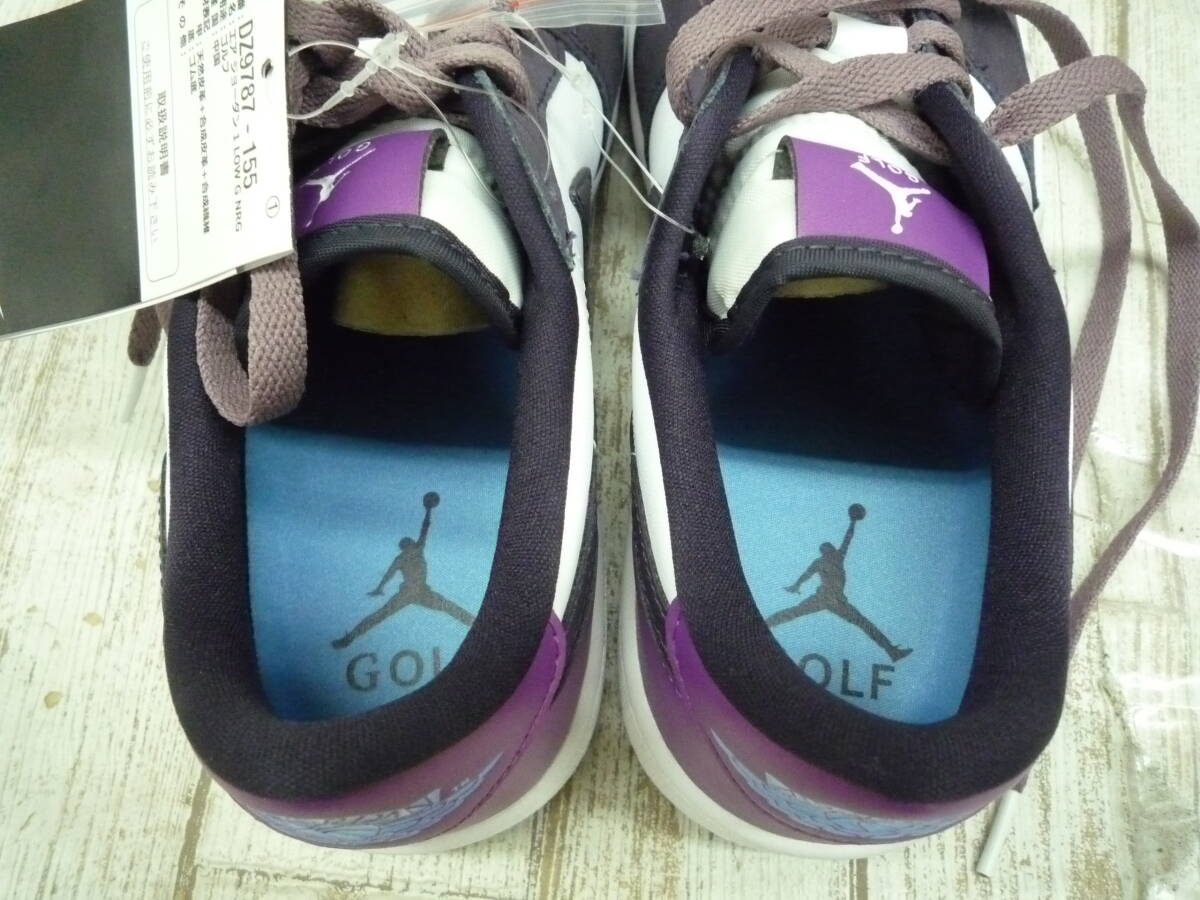 Ua9033-187♪【80】未使用品 NIKE AIR JORDAN Ⅰ LOW GOLF NRG US9.5 27.5㎝ DZ9787-155_画像5