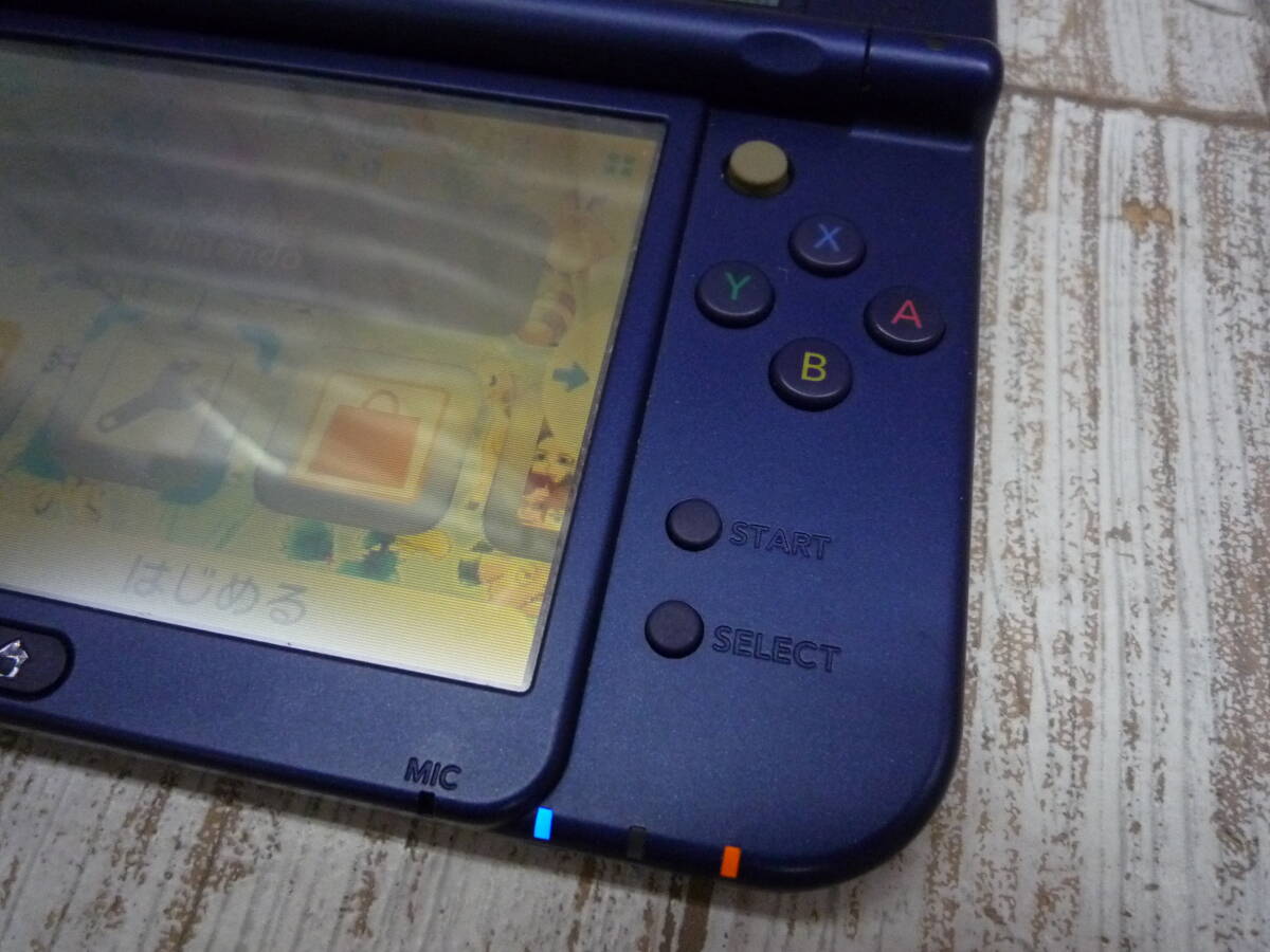 Ua9050-085♪【60】New3DS LL 本体メタリックブルーポケモン Ua9050-085♪【60】New3DS LL 本体メタリックブルーポケモン