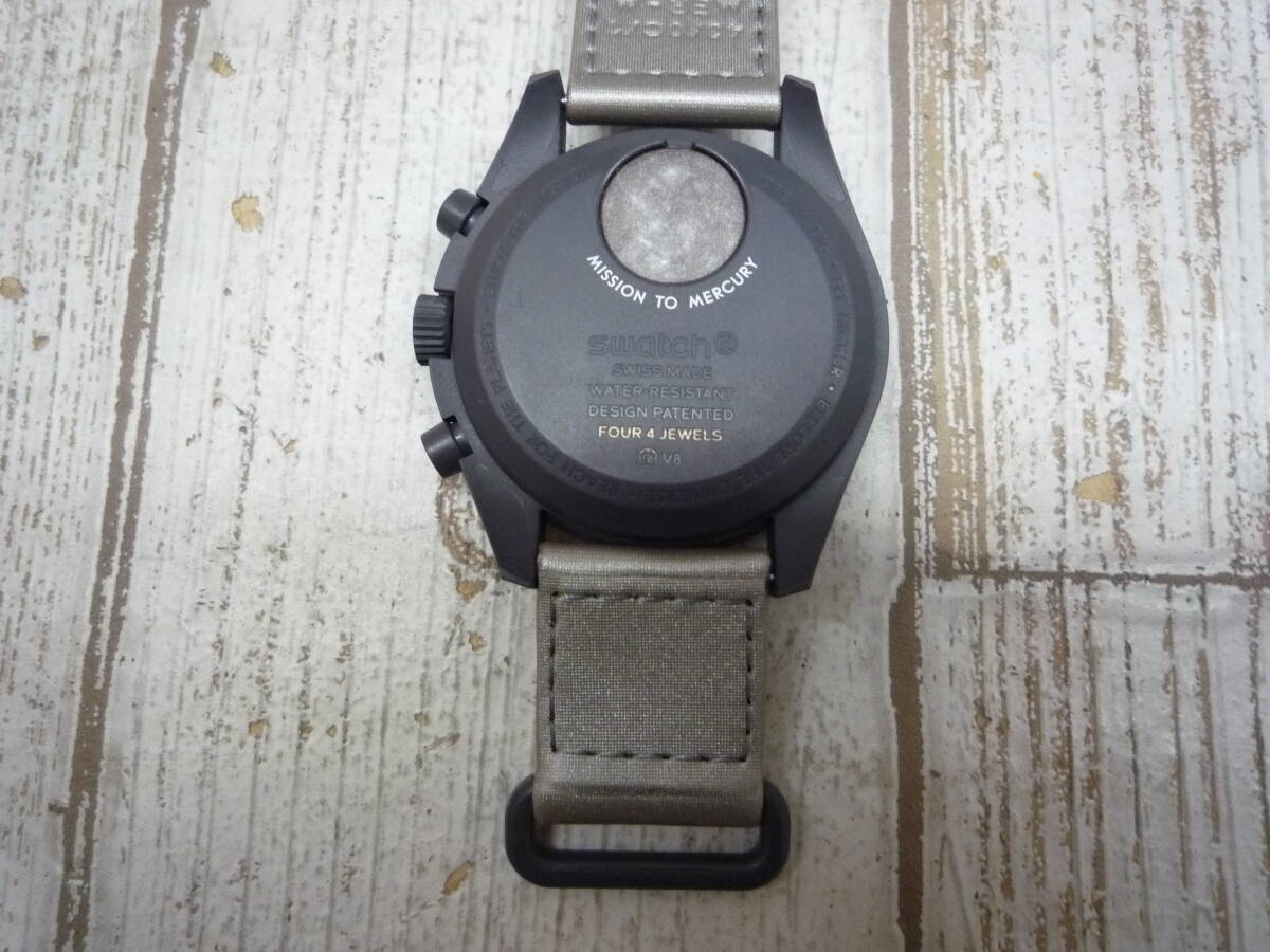 Ua9067-212♪【80】OMEGA SWATCH MISSION TO MERCURY S033A100_画像5