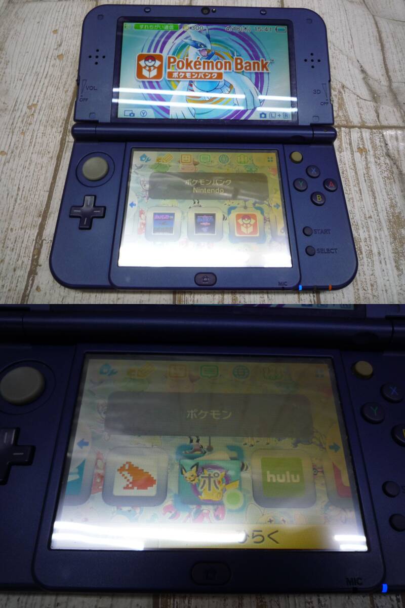Ua9050-085♪【60】New3DS LL 本体メタリックブルーポケモン Ua9050-085♪【60】New3DS LL 本体メタリックブルーポケモン