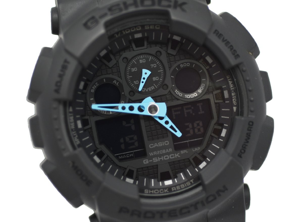 [美品] 稼働品【CASIO】カシオ G-SHOCK GA-100C-8AJF メンズ クォーツ アナデジ 動作OK 中古美品_画像2