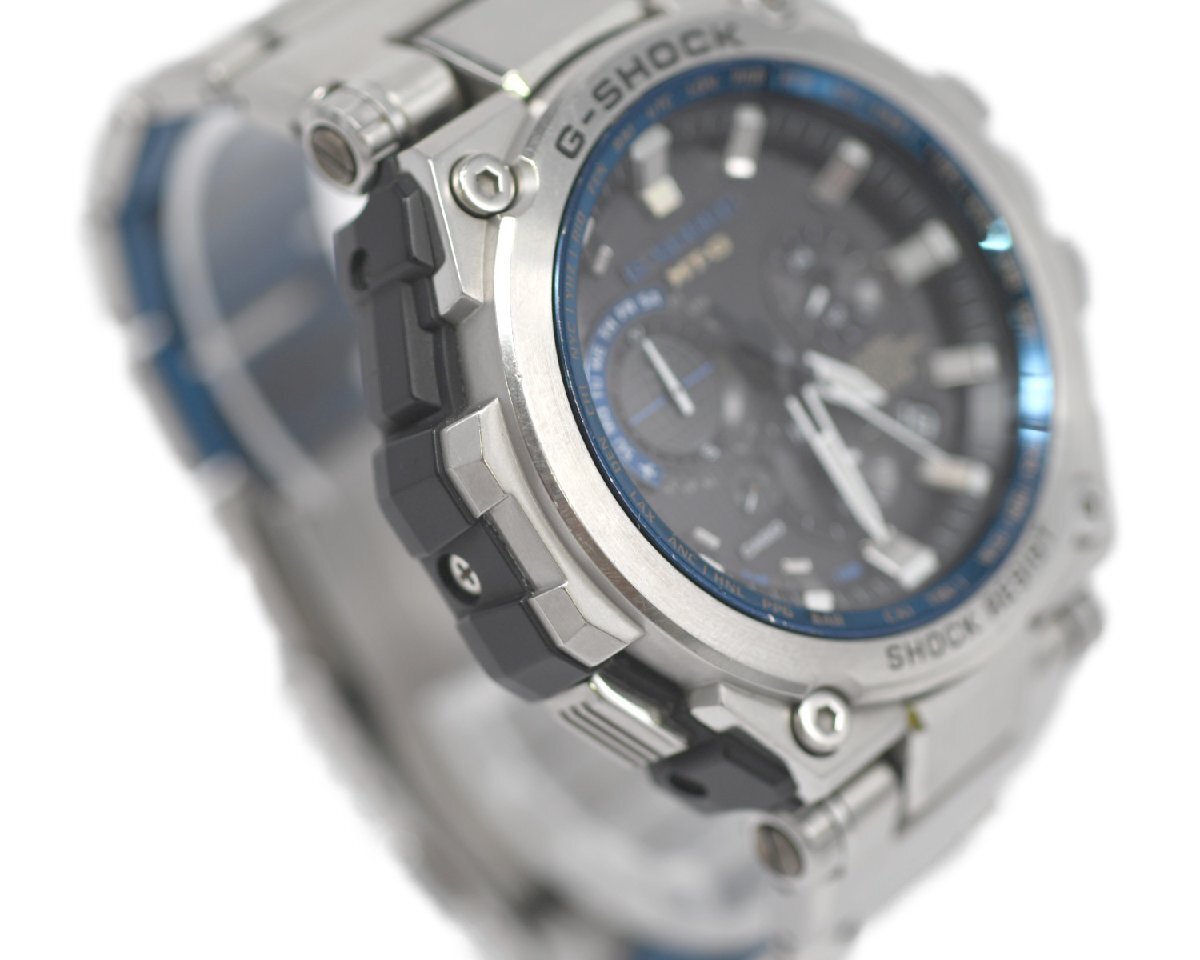 [中古品] 稼働品【CASIO】カシオ G-SHOCK MT-G MTG-G1000D-1A2JF GPSハイブリット 電波ソーラー 動作OK 中古品 定価16万 箱付の画像5