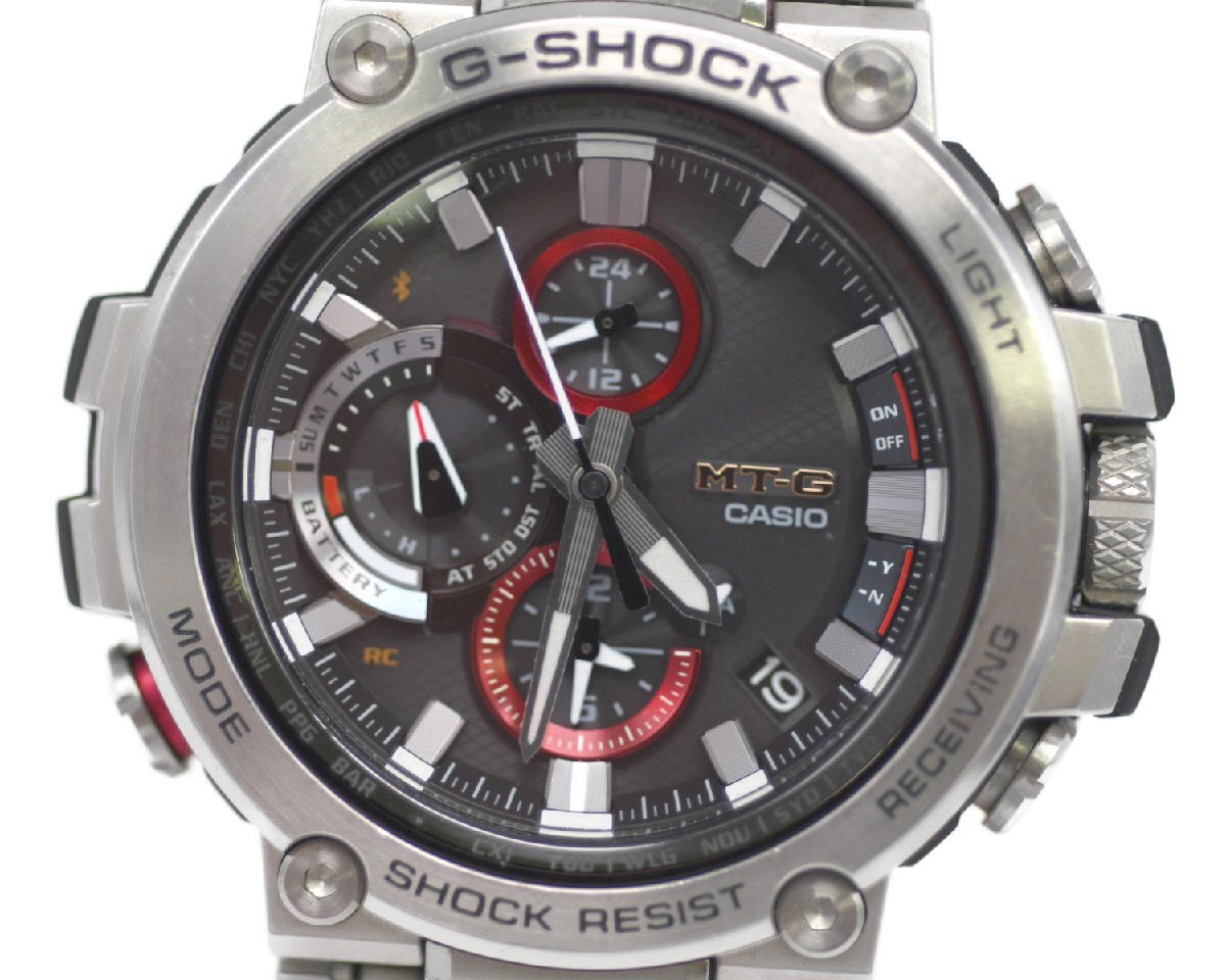 [中古品] 稼働品【CASIO】カシオ G-SHOCK MT-G MTG-B1000D-1AJF TRIPLE G RESIST マルチバンド6 電波 タフソーラー Bluetooth 定11万の画像1