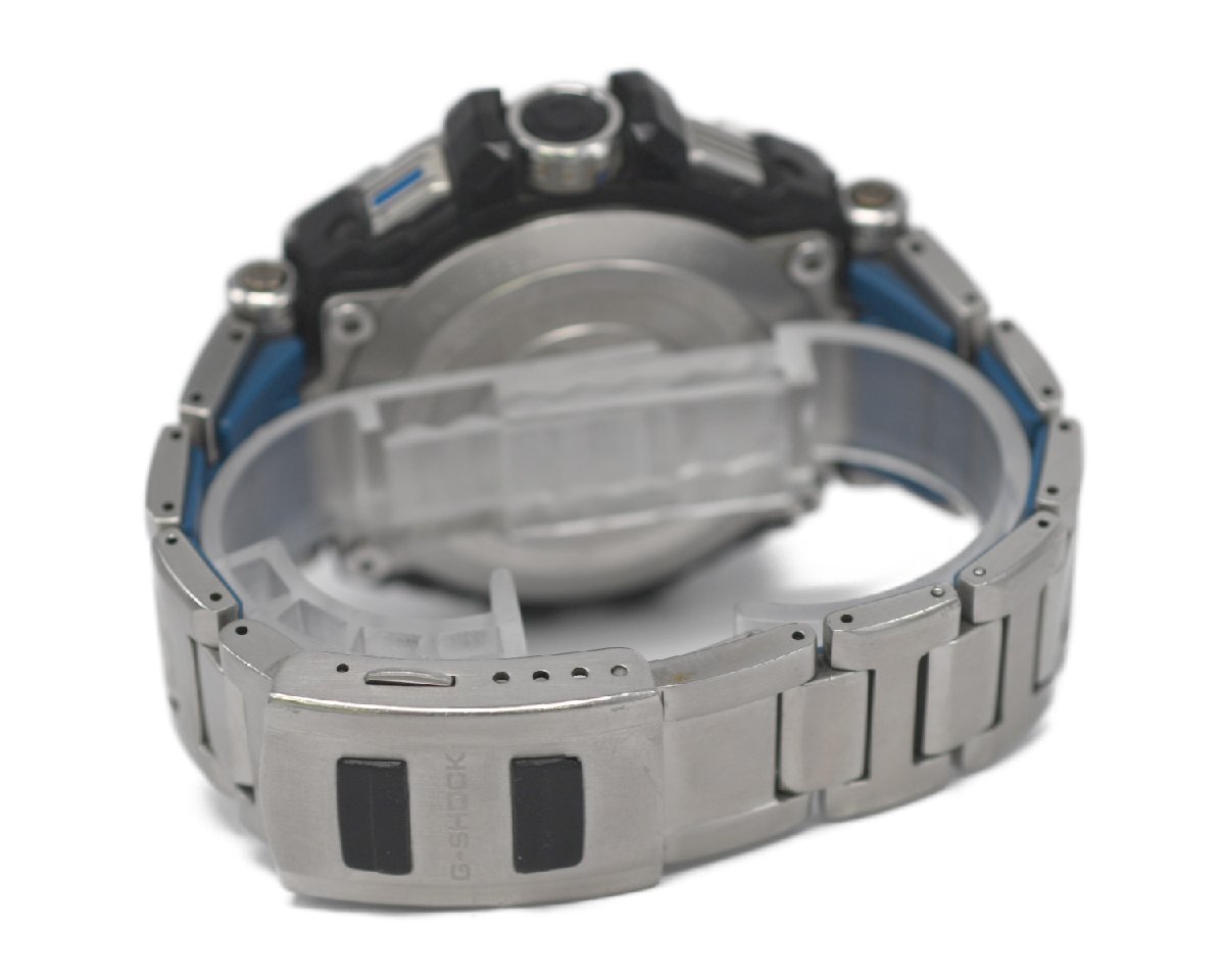 [中古品] 稼働品【CASIO】カシオ G-SHOCK MT-G MTG-G1000D-1A2JF GPSハイブリット 電波ソーラー 動作OK 中古品 定価16万 箱付_画像6