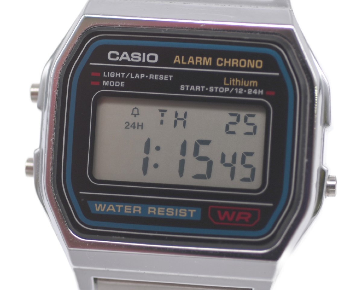 [中古品] 稼働品【CASIO】カシオ A158W ALARM CHRONO メンズ クォーツ チープカシオ 腕時計 中古品の画像3