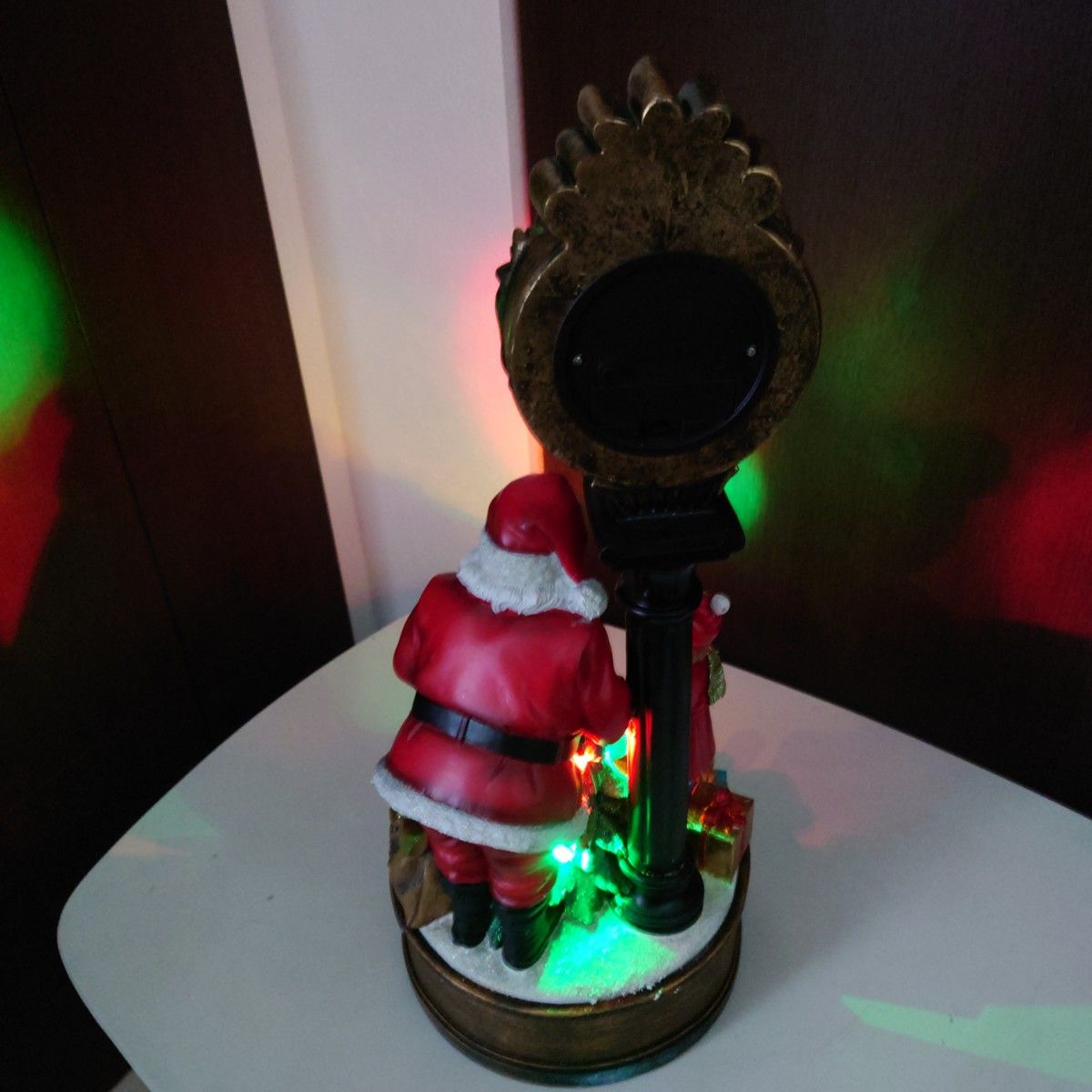 ホリデークロック　クリスマス時計　サンタクロース