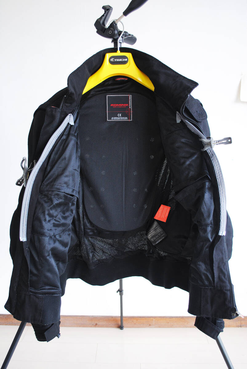 【 メッシュジャケット + プロテクター 】KOMINE ( コミネ ) カジュアルメッシュジャケット 袖取り外し可能 JK-023 4XL + プロテクター一式_画像5