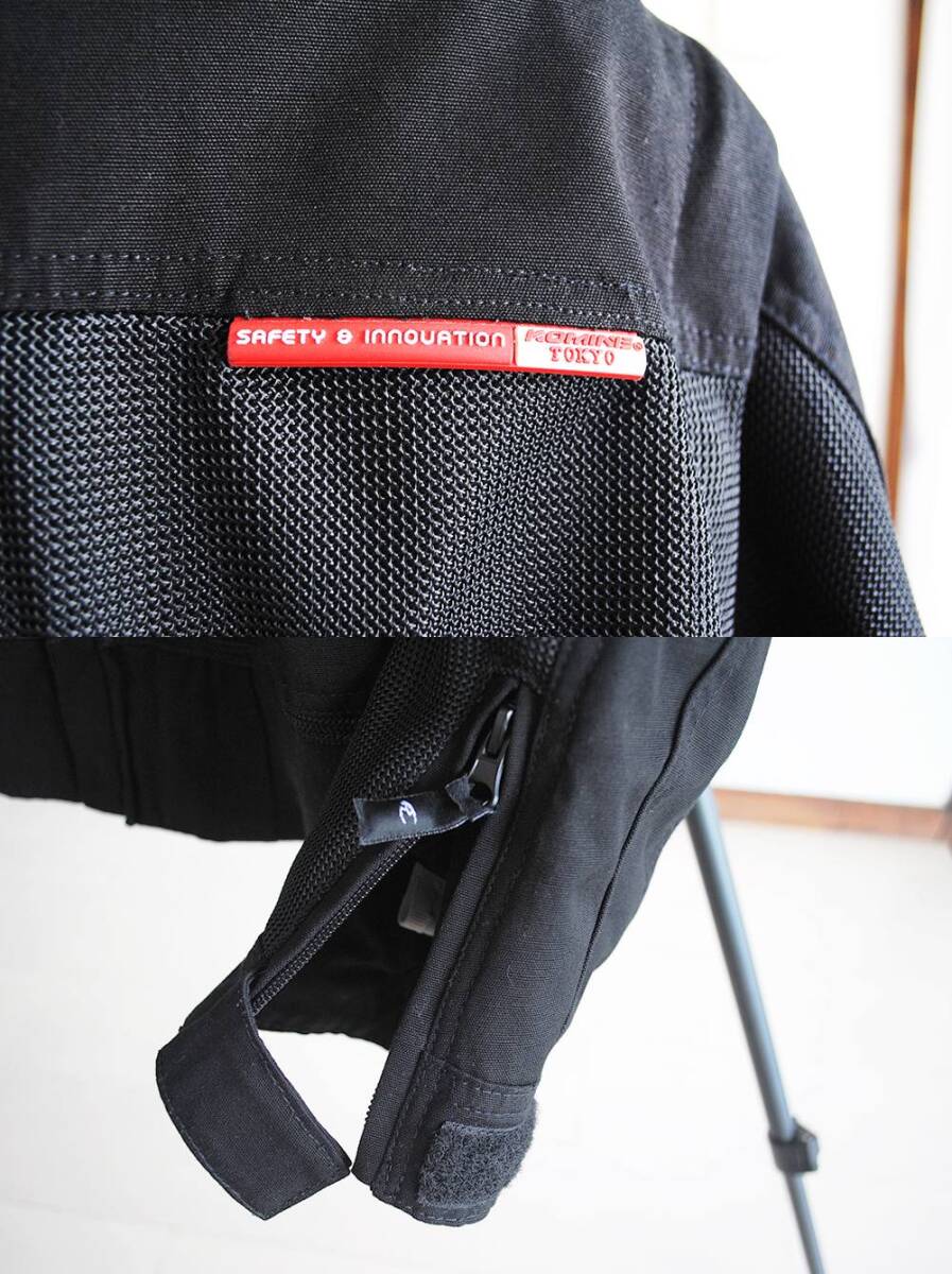 【 メッシュジャケット + プロテクター 】KOMINE ( コミネ ) カジュアルメッシュジャケット 袖取り外し可能 JK-023 4XL + プロテクター一式_画像7