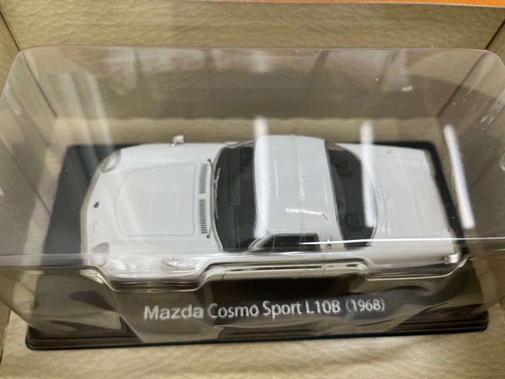 国産名車コレクション マツダ コスモスポーツ 旧車MAZDA COSMO SPORT L10B 1968 ミニカー_画像2