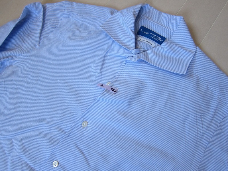 Maker's Shirt 鎌倉 ワイシャツ ドレス 2枚セット 39 15 1/2の画像4