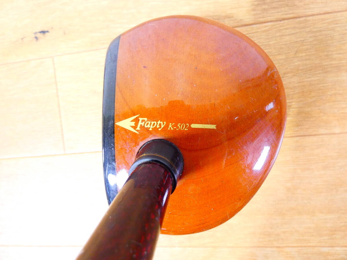 ■Fapty ファプティ パークゴルフクラブ K-502 カーボン 約545g IPGA 現状品＠120(03)の画像3