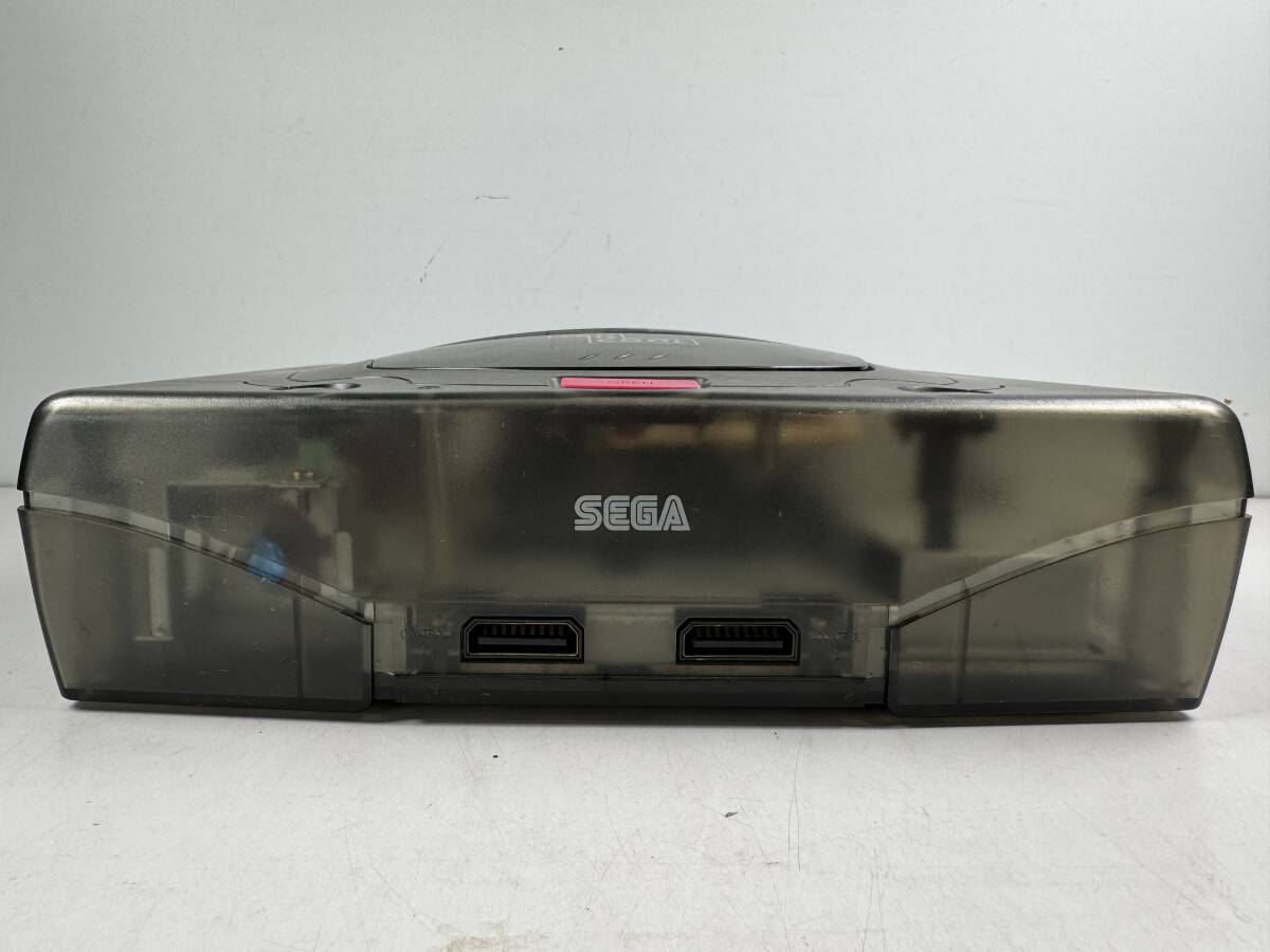 ♪【中古】SEGA SATURN 本体 HST-3220 スケルトン クリア セガサターン 動作未確認 ジャンク ＠80(3)_画像3