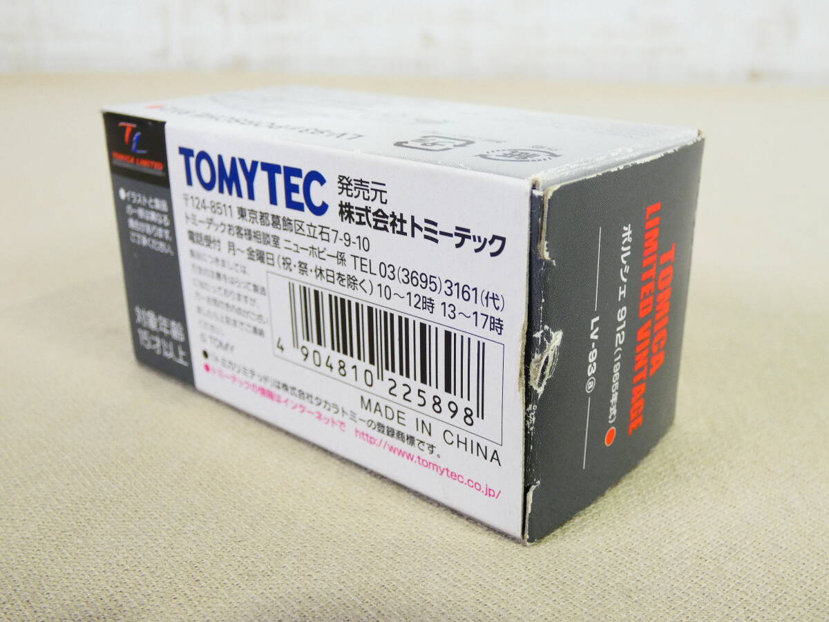 TOMYTEC TOMICA トミカ リミテッド ヴィンテージ LV-93a ポルシェ 912 1965年式 赤 レッド ミニカー @送料520円(4)の画像8