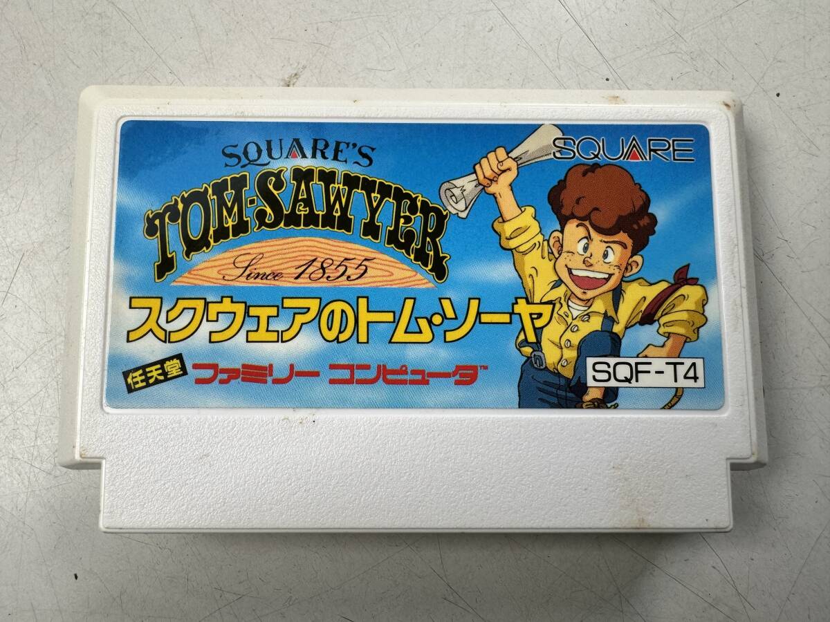 ♪【中古】Nintendo ファミリーコンピュータ 箱 説明書 付き ソフト スクウェアのトム・ソーヤ 任天堂 ファミコン カセット ＠送料370円(4)の画像3