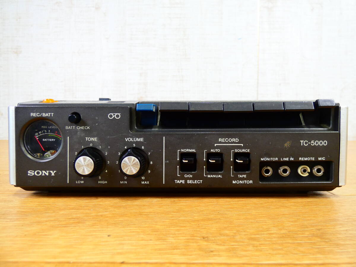 SONY ソニー TC-5000 カセットレコーダー 音響機器 オーディオ ※ジャンク/通電OK！ @80 (4)_画像3
