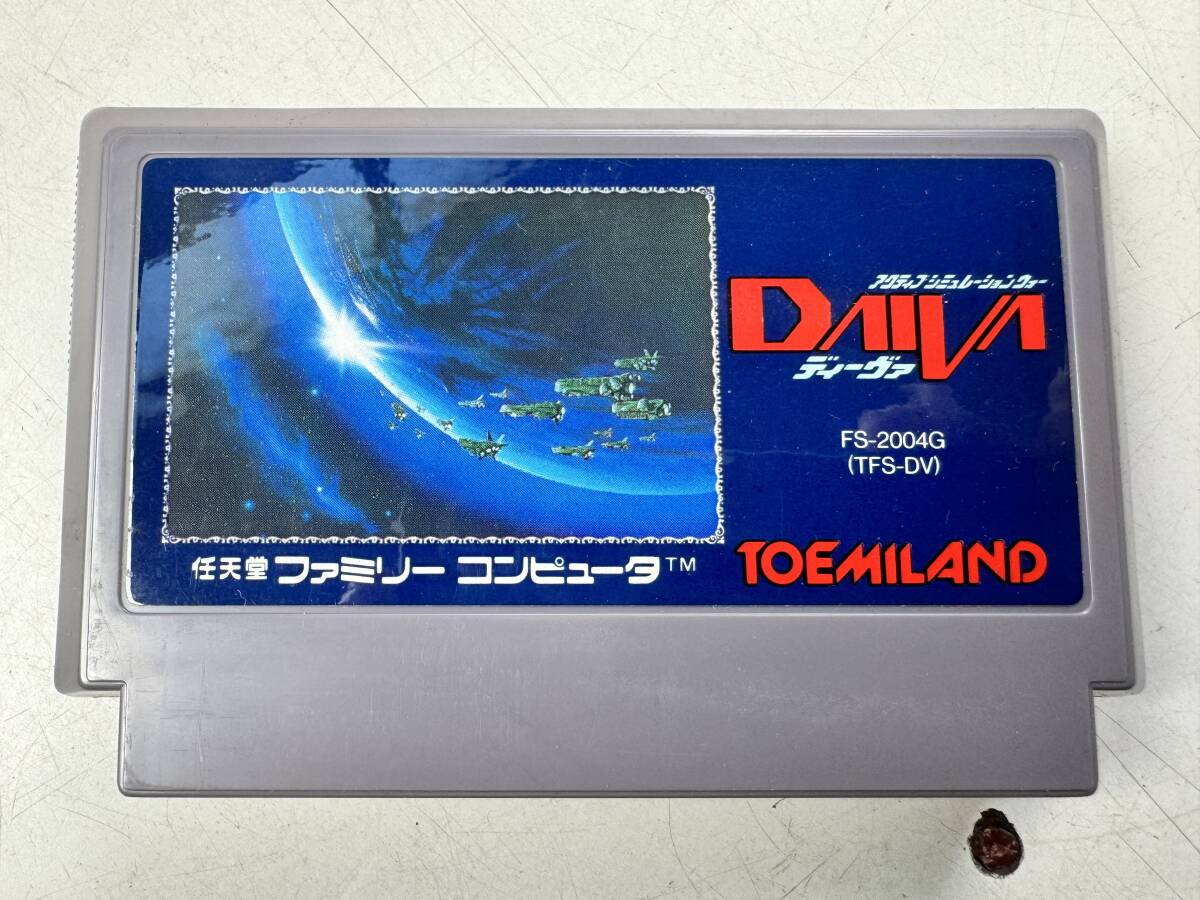 ♪【中古】Nintendo ファミリーコンピュータ 箱 説明書 付き ソフト ディーヴァ ストーリー6 ナーサティアの玉座 ファミコン ＠送料370(4)の画像3