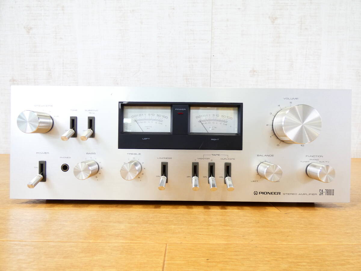 PIONEER パイオニア SA-7800II プリメインアンプ 音響機器 オーディオ ※現状渡し/音出しOK！ @120 (4)の画像1