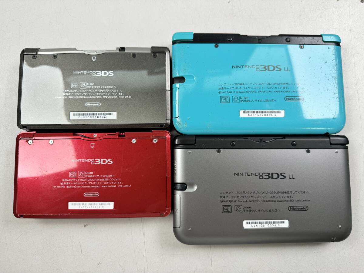 ♪【中古】Nintendo 3DS 3DS LL 本体 4台 まとめ 任天堂 ニンテンドー ゲーム機 動作未確認 ＠60(4)_画像2