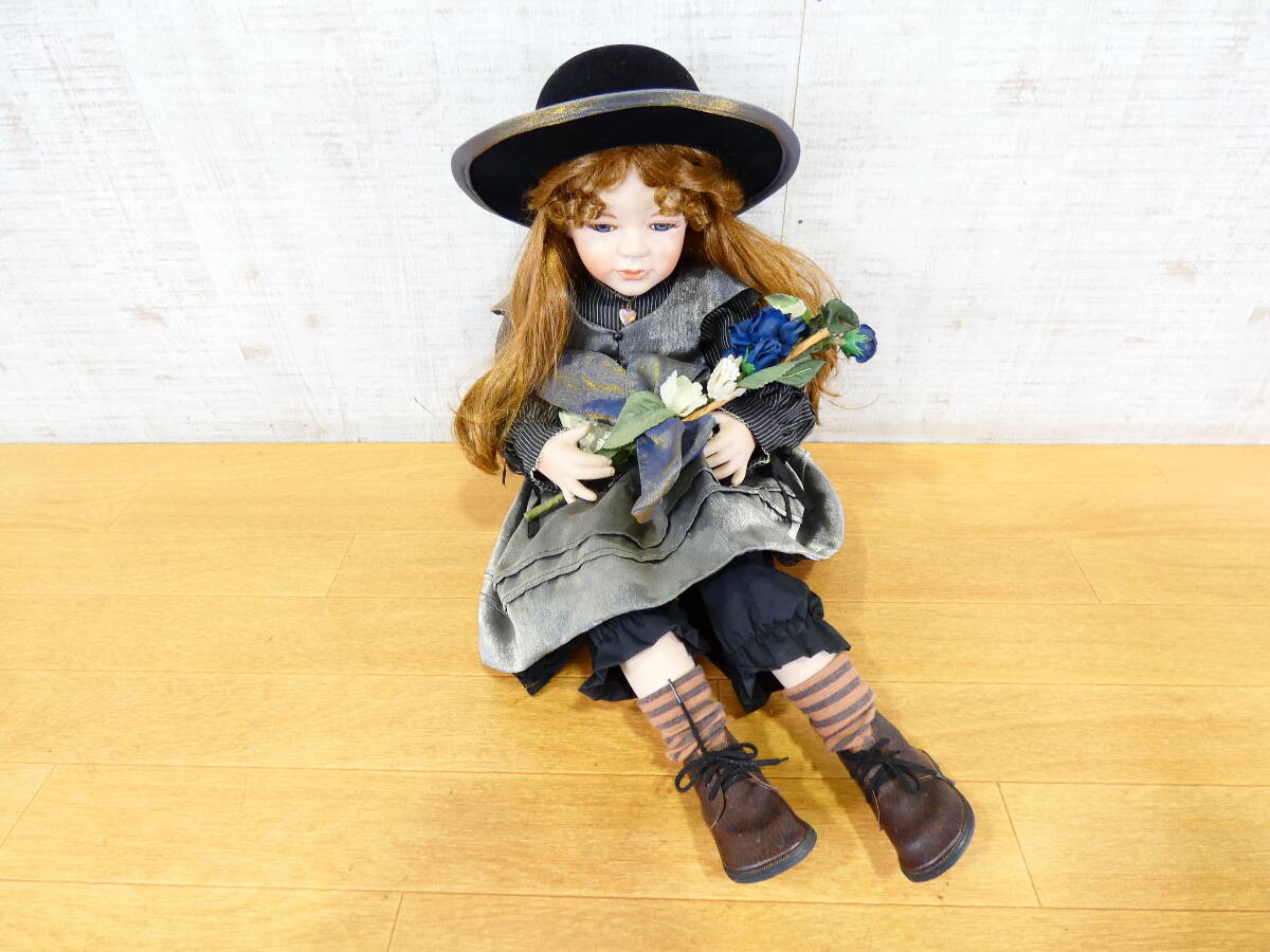 *CASCO/ Kasco girl doll / West doll bisque doll / porcelain doll approximately 58cm serial 222/600 antique doll @120(4)