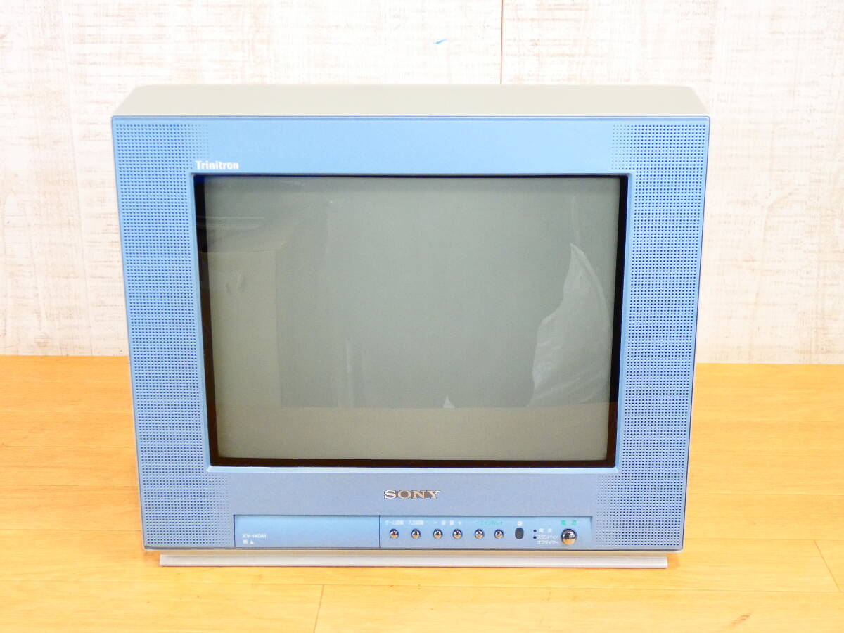 SONY ソニー KV-14DA1 Trinitron トリニトロン カラー ブラウン管 テレビ リモコン付き 映像機器 @140(4)の画像6