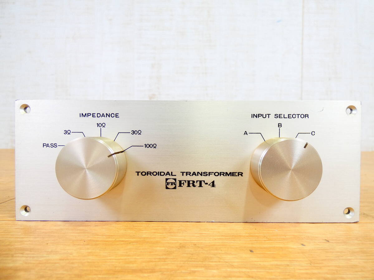 Fidelity-Research フィデリティリサーチ FRT-4 MC昇圧トランス 音響機器 オーディオ @60 (4)の画像1