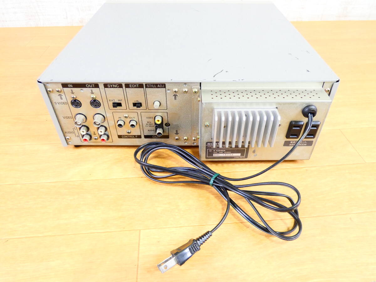 SONY ソニー EVO-9500A ビデオカセットレコーダー Hi8 ビデオデッキ 映像機器 ※ジャンク＠100(4)の画像8